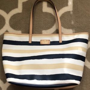 KATE SPADE striped purse